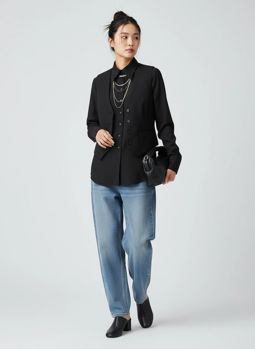 INA KESS ORLOV Shirt Black - Image 2