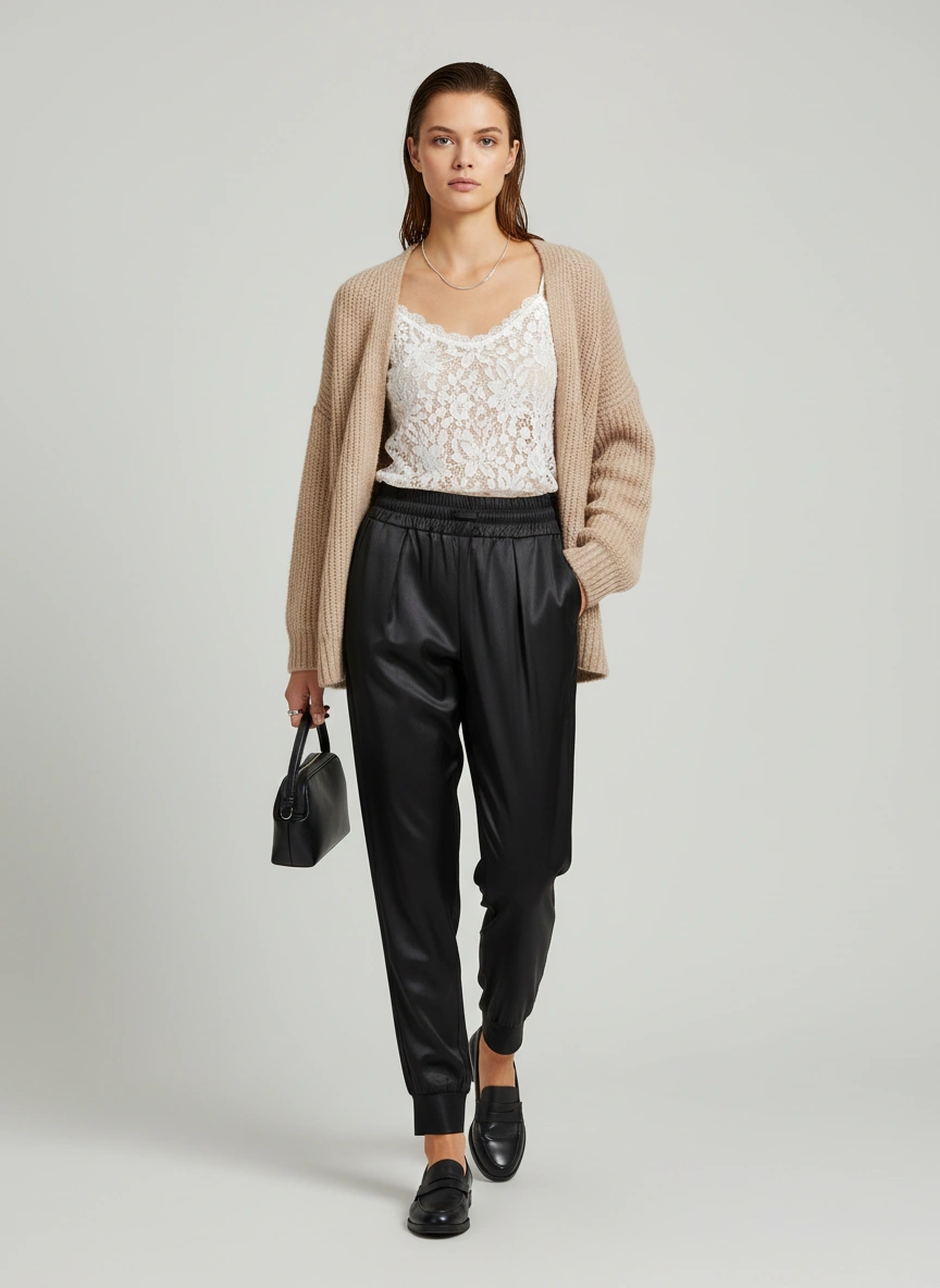 INA KESS ELESSA Track Pants Black - Image 2