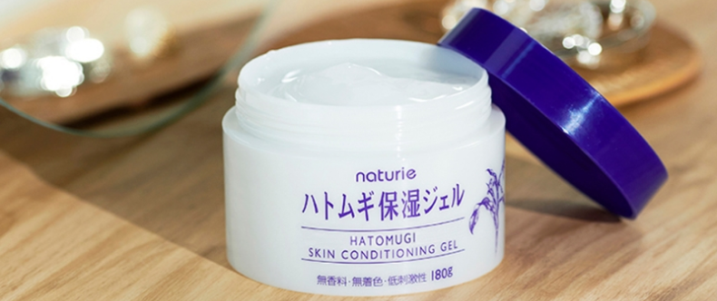 Naturie Hatomugi Skin Conditioner Gel available only at Flying Solo NYC