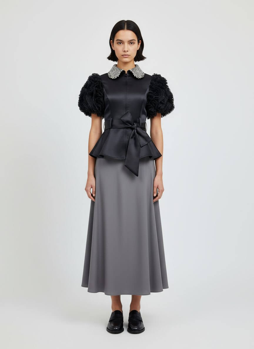 2madison Avenue Signature Black New Miranda Glam Tulle With Sequin - Image 2
