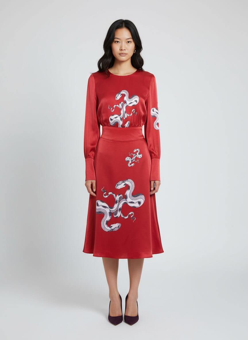 ATHANASIOU - Ava Danger Silk Dress - Image 2