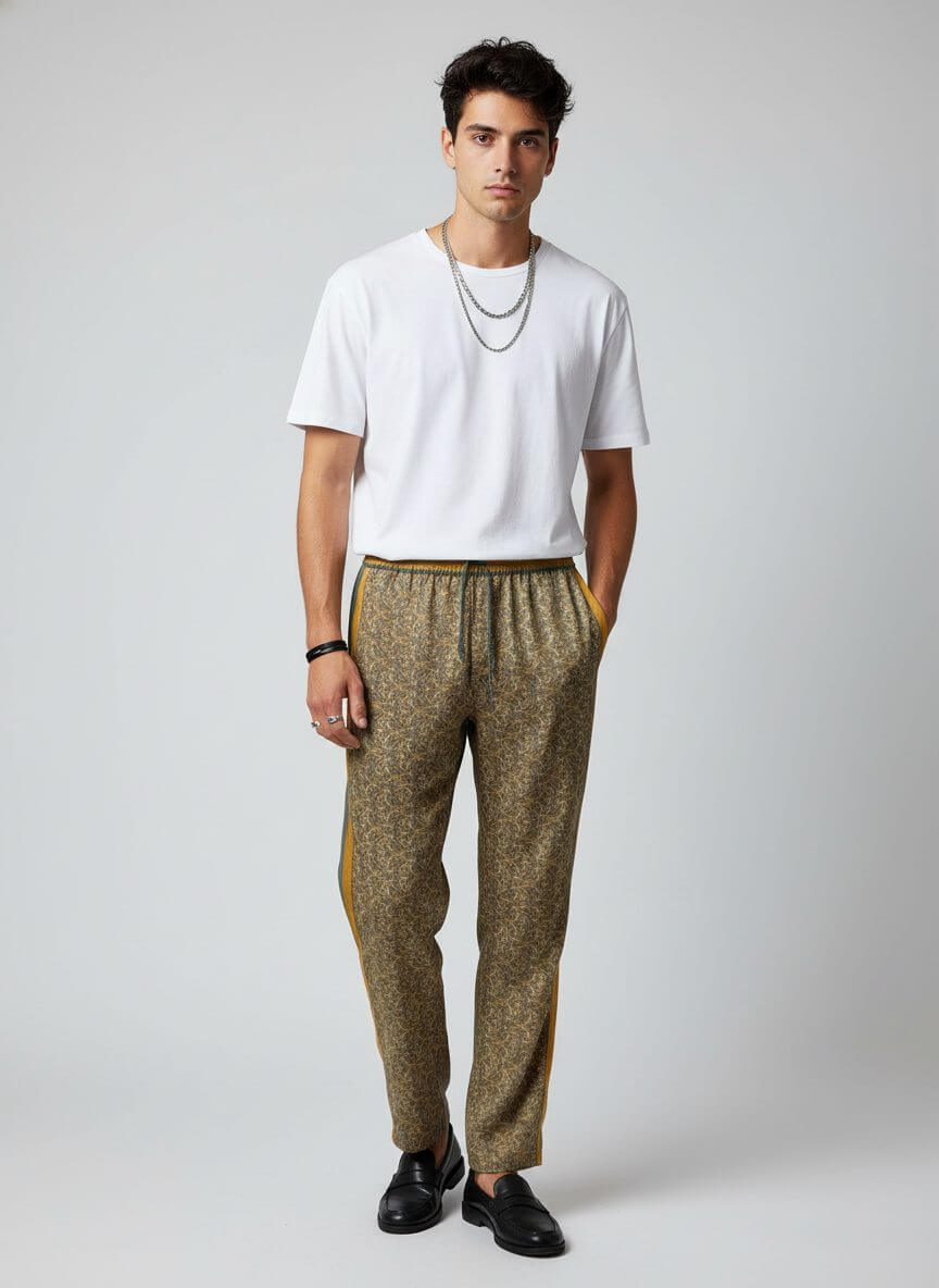 MONZLAPUR Floral Print Wide Leg Pants - Image 3
