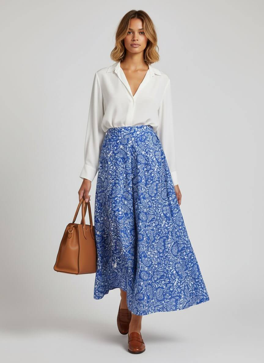 Silai The Label Floral Print Wide Leg Pants - Image 2
