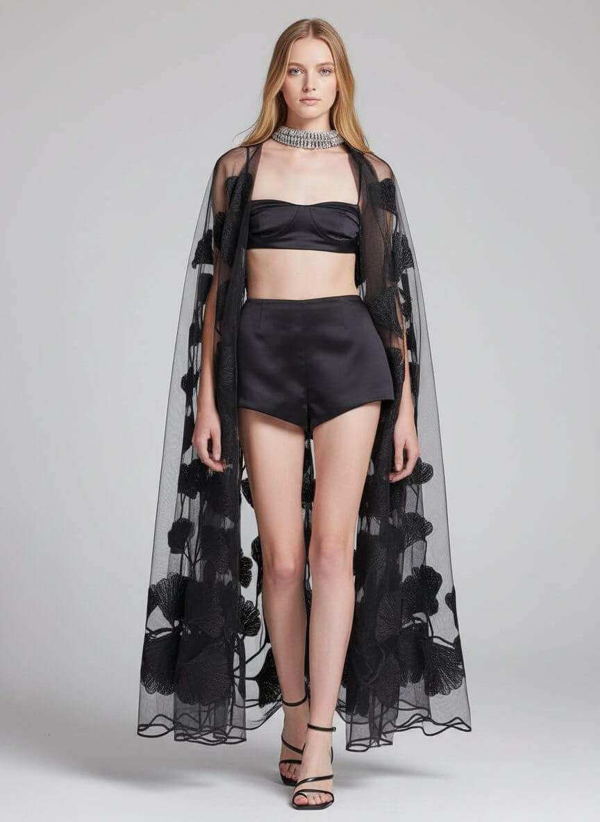 Fierce By AP Black Evening Dress - Image 2